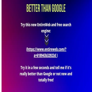 Better than google | PDF