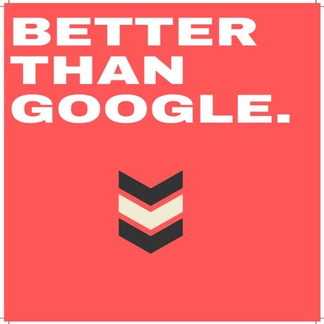 Better than google. (1)