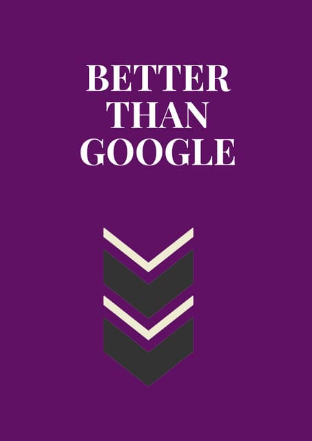 Better than google