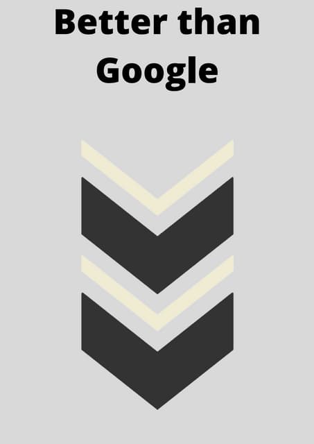 Better than Google | PDF