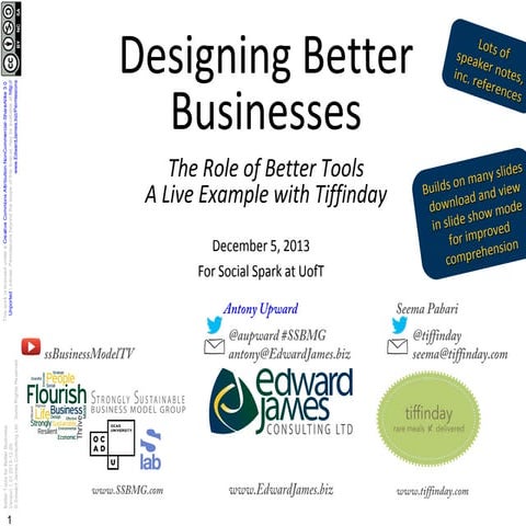 Tiffinday - An Example of Using a Better Tools to Design a Better Business