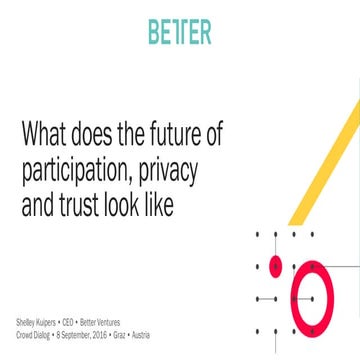 Shelley Kuipers: What does the future of participation, privacy and trust loo...