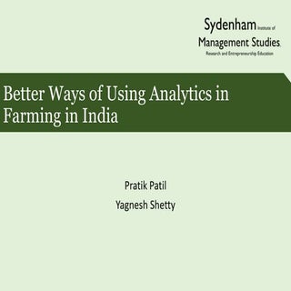Better ways of using Analytics in A...