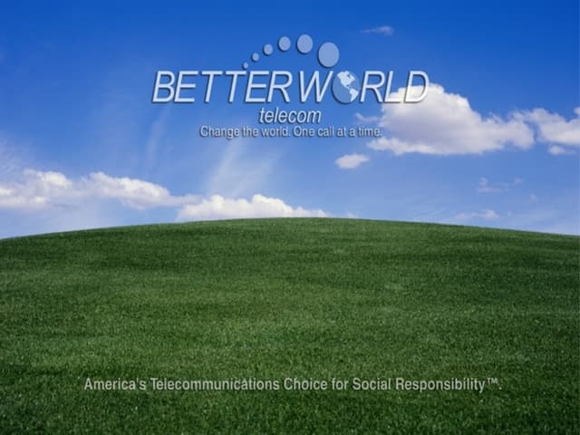 Better World Telecom Corporate Pres...