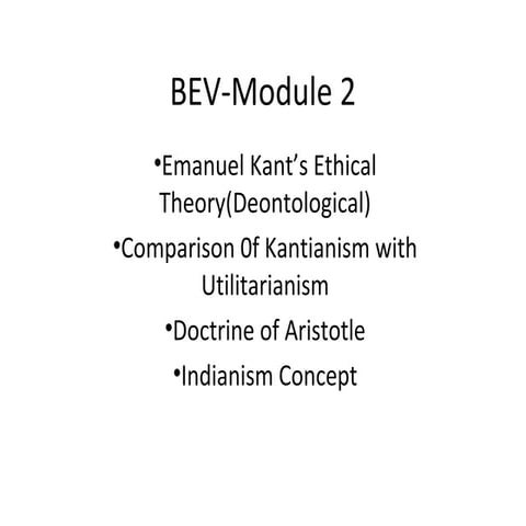 Bev module 2
