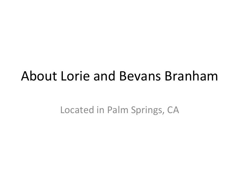 bevans branham and famiy presentation bevans branham