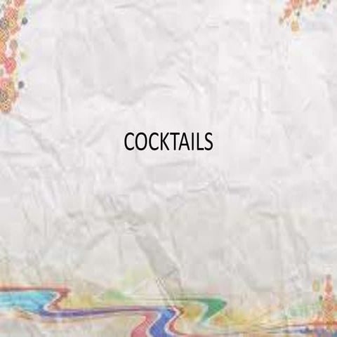 cocktail history