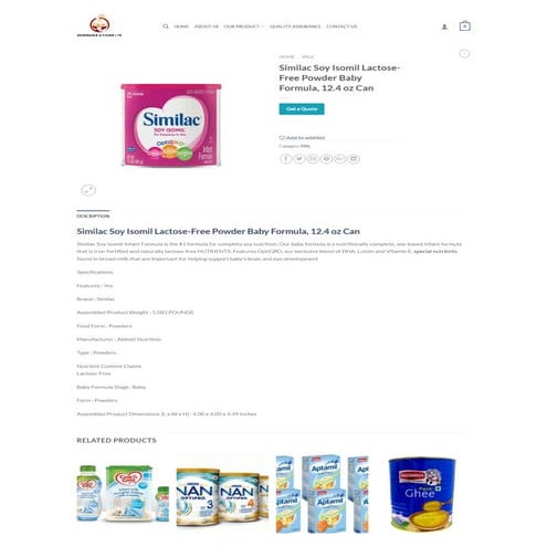Similac Soy Isomil Lactose side effect PDF Food Drink