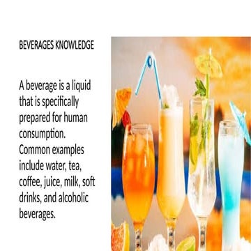 Beverage | PPTX