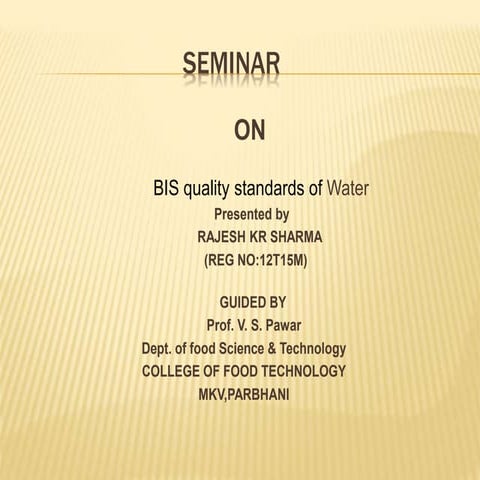 Beverage technology r.k.sharma