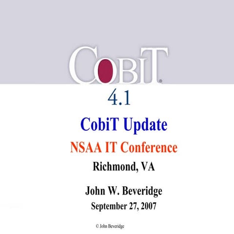 COBIT 4.0