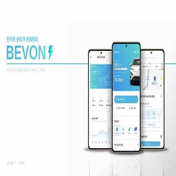 BEVON : IoT Service Design for Electric Vehicle Owners (UIUX)
