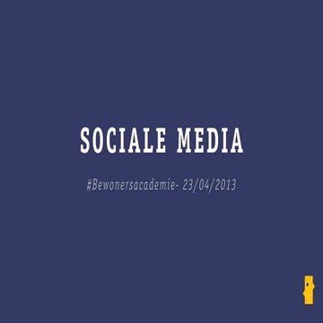 Zo plan je content op sociale media! (Bewonersacademie Gent)