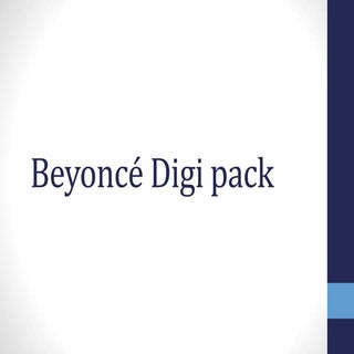 Beyoncé digi pack