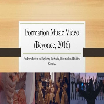 Beyonce formation l1 new | PPTX