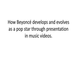 Media Presentation on Beyonce's Evo...