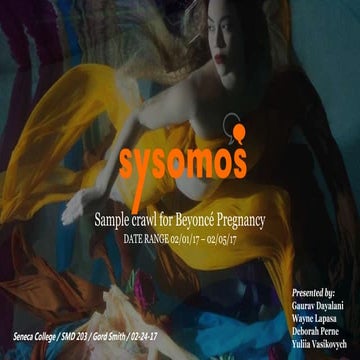 Beyoncé Sysomos Sample Crawl Presentation 