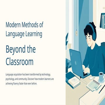 Modern Methods of language learning in Education | PPTX