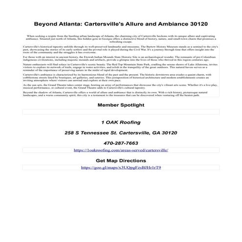 Beyond Atlanta Cartersville's Allure and Ambiance 30120.pdf