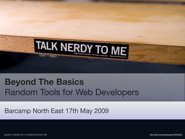 Beyond basic web development