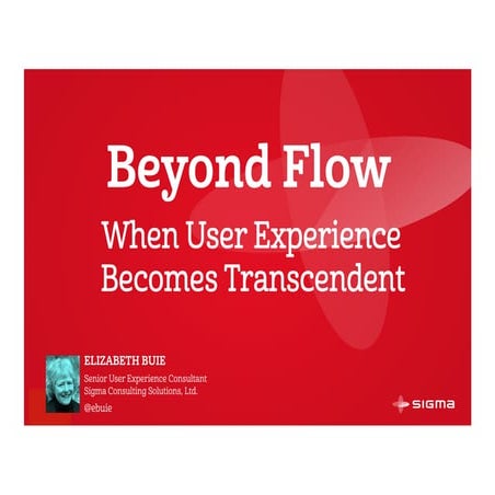 Beyond Flow: When User Experience Becomes Transcendent