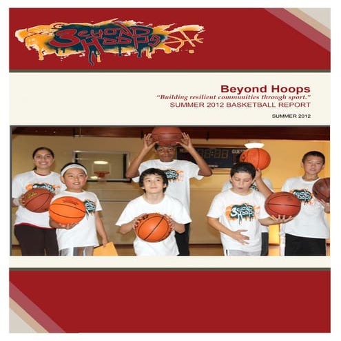 Beyond Hoops Burnaby Summer Camp 2012
