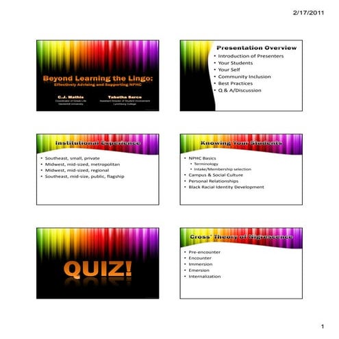 Beyond Learning the Lingo