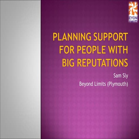 Introducing Beyond Limits Ppt