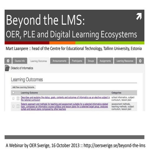 Beyond the LMS