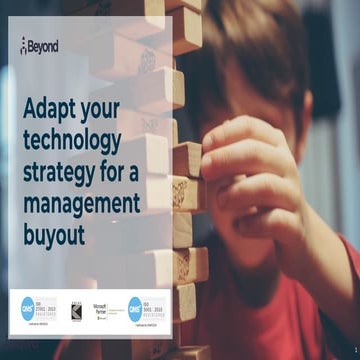 Beyond M&A - Adapt your technology approach following a successful ...