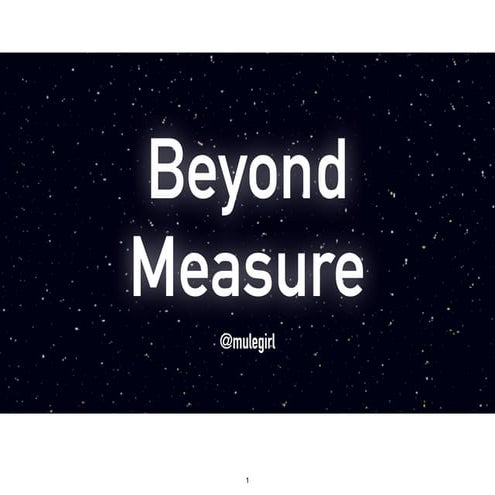 Beyond Measure | UX London