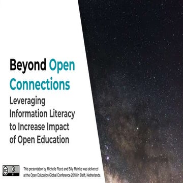 Beyond Open Connections