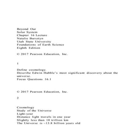 Beyond OurSolar SystemChapter 16 LectureNatalie Burszt