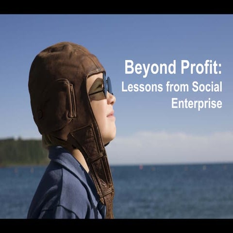 Beyond profit 