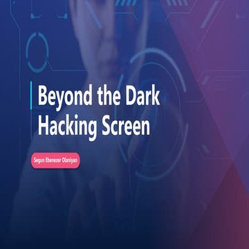 Beyond The Dark Hacking Screen