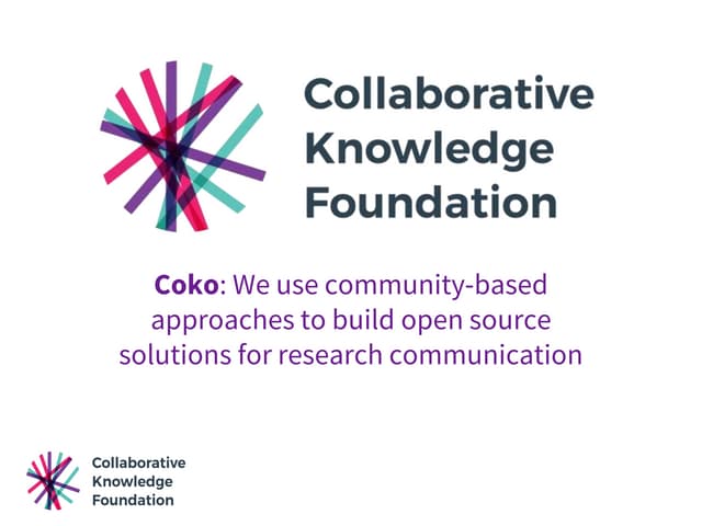 Beyond the journal: How Open Infrastructure can Accelerate Open Science