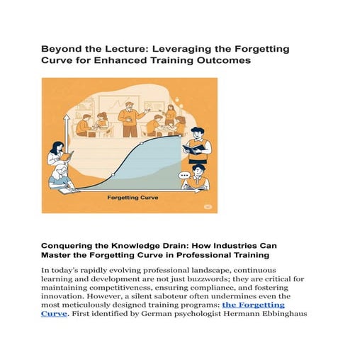 Beyond the Lecture_ Leveraging the Forgetting Curve for Enhanced Training Out...