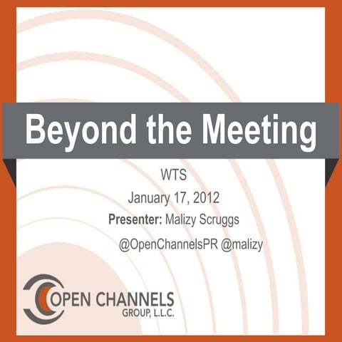 Beyond The Meeting - WTS
