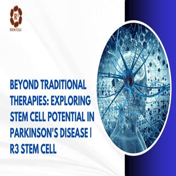 Stem Cell Therapy For Parkinson's Disease | Dr. David Greene Arizona | PPTX