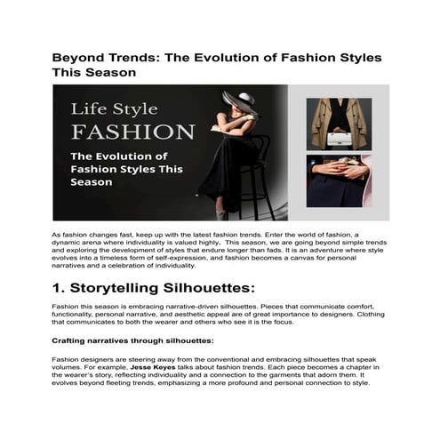 Leading the Evolution of Contemporary Fashion Trends for Women This ...