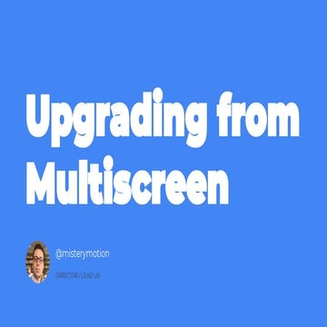 Beyond UX multiscreen  (ES)