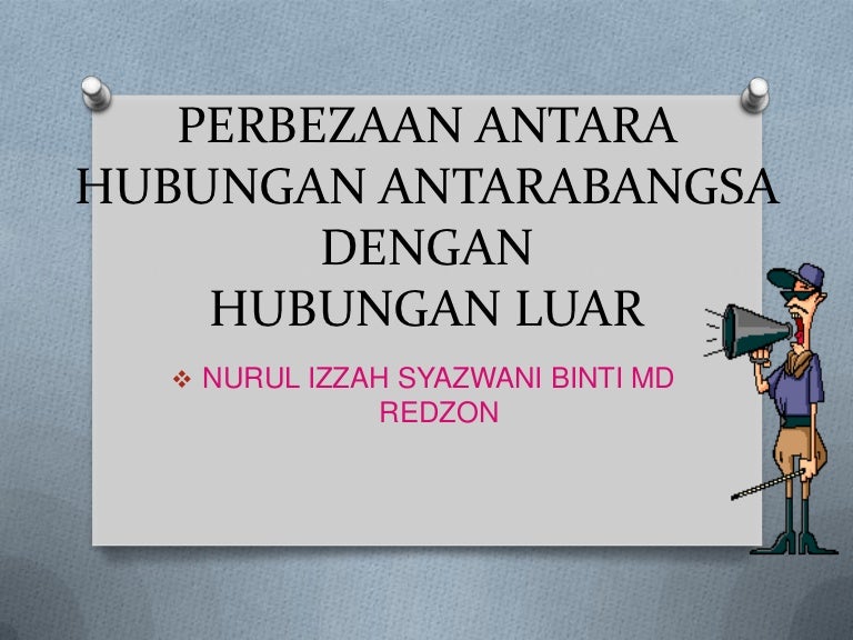 Buku Hubungan Luar Antarabangsa