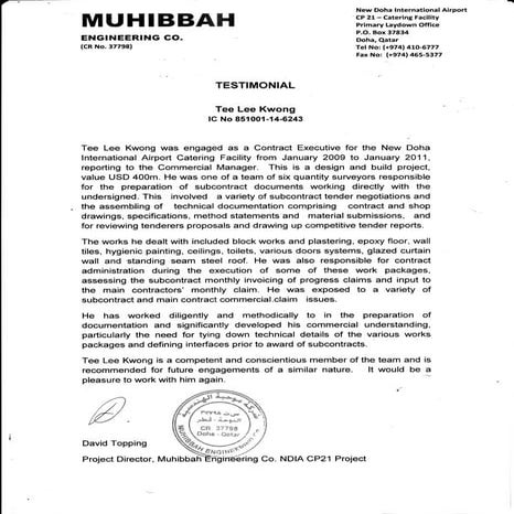 Testimonial | PDF