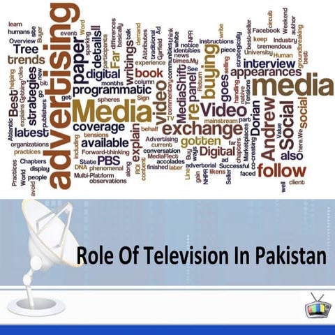 Role Of Television In Pakistan | PPTX