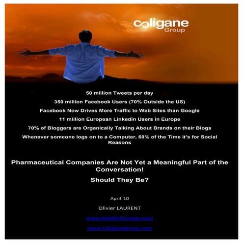 Pharmaceutical Companies Are Not Yet a Meaningful Part of the Conversation