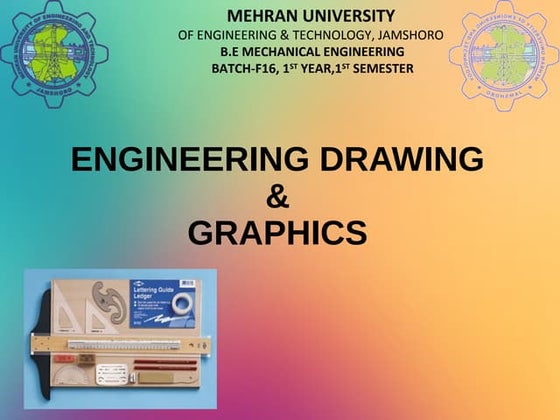 Line Types In Engineering Drawing | PPTX