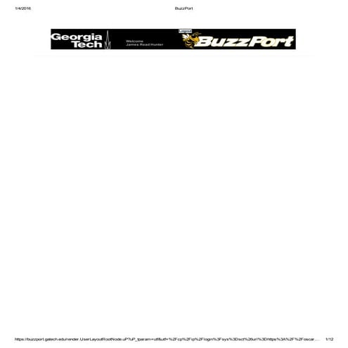 James Hunter Unofficial Transcript | PDF