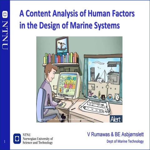 A Content Analysis Of Human Factors In Ships Design – MTIVY