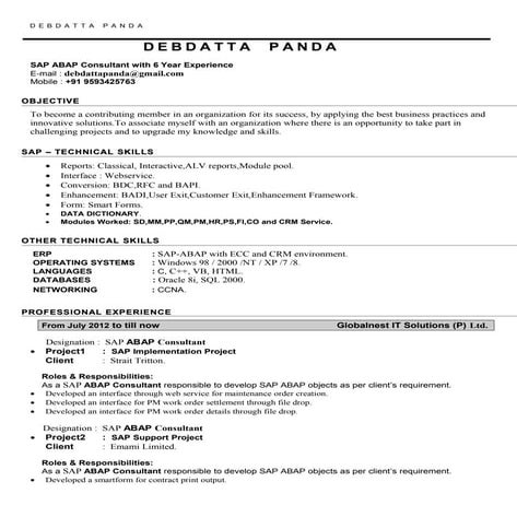 S Banner Resume | DOC