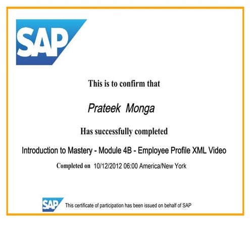 EP Certificate | PDF
